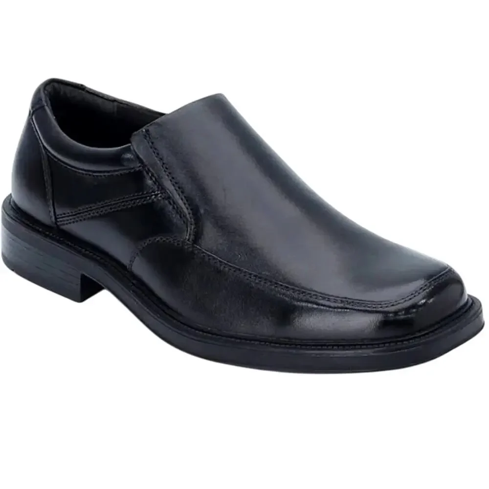 Dockers Men's 8 Black Emptor Slip On Synthetic Leather Round Toe Dress Shoe